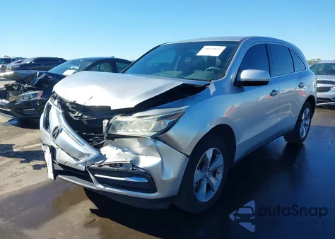 2014 Acura Mdx z USA, uszkodzony, nr VIN 5FRYD3H20EB006113
